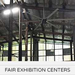 HVLS Fans Application - Fair Exhibition Centers